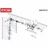 Ryobi EAG7511C Spare Parts List Type: 1000062486
